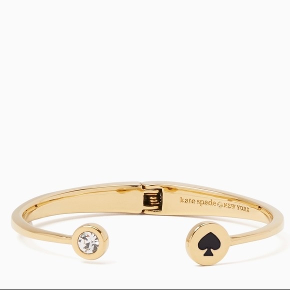 Kate Spade♠️ Spot the Spade Open Hinge Bangle - Picture 3 of 3